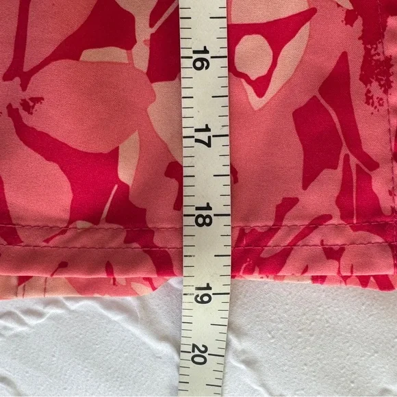 RIpSkirt Hawaii Orange and Red Wrap Skirt Size Medium - Picture 7 of 7